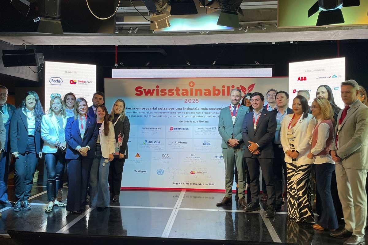 Foro Swisstainability 2025: presentación de PEI Colombia Foro Swisstainability 2025: presentación de PEI Colombia