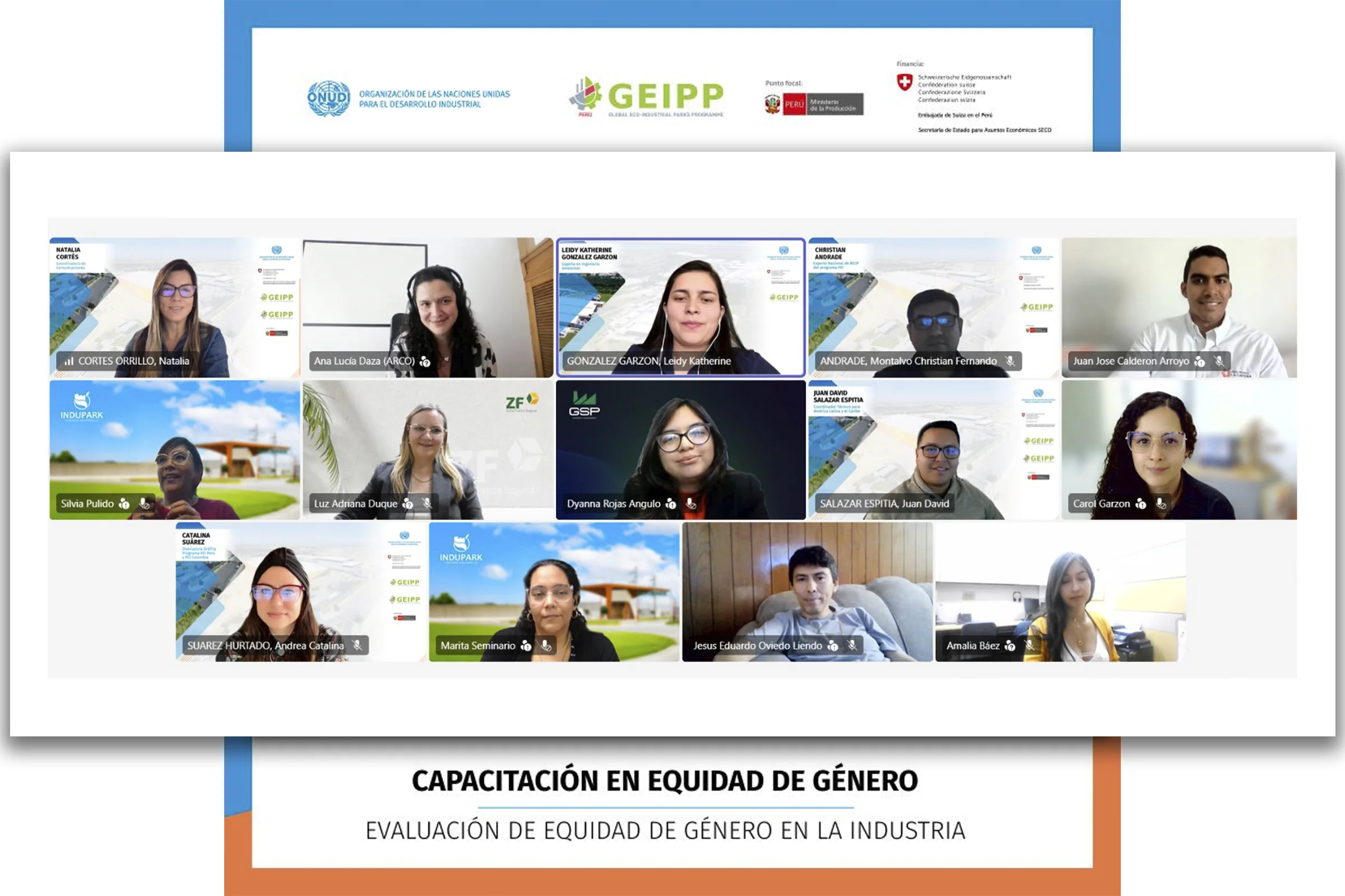 Capacitación en Equidad de Género en la Industria | PEI Colombia y PEI Perú