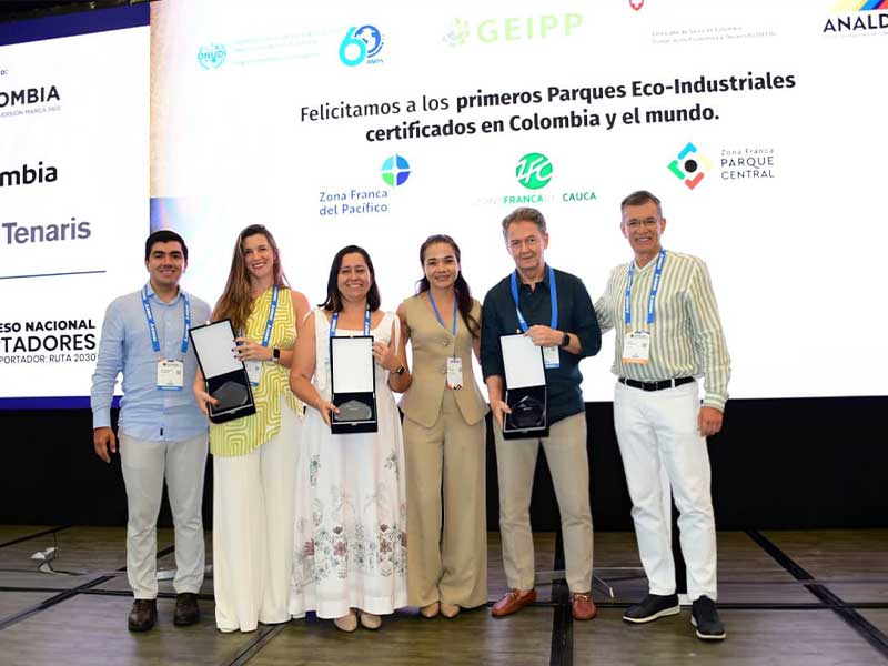 Colombia certifica a sus tres primeros Parques Eco-Industriales